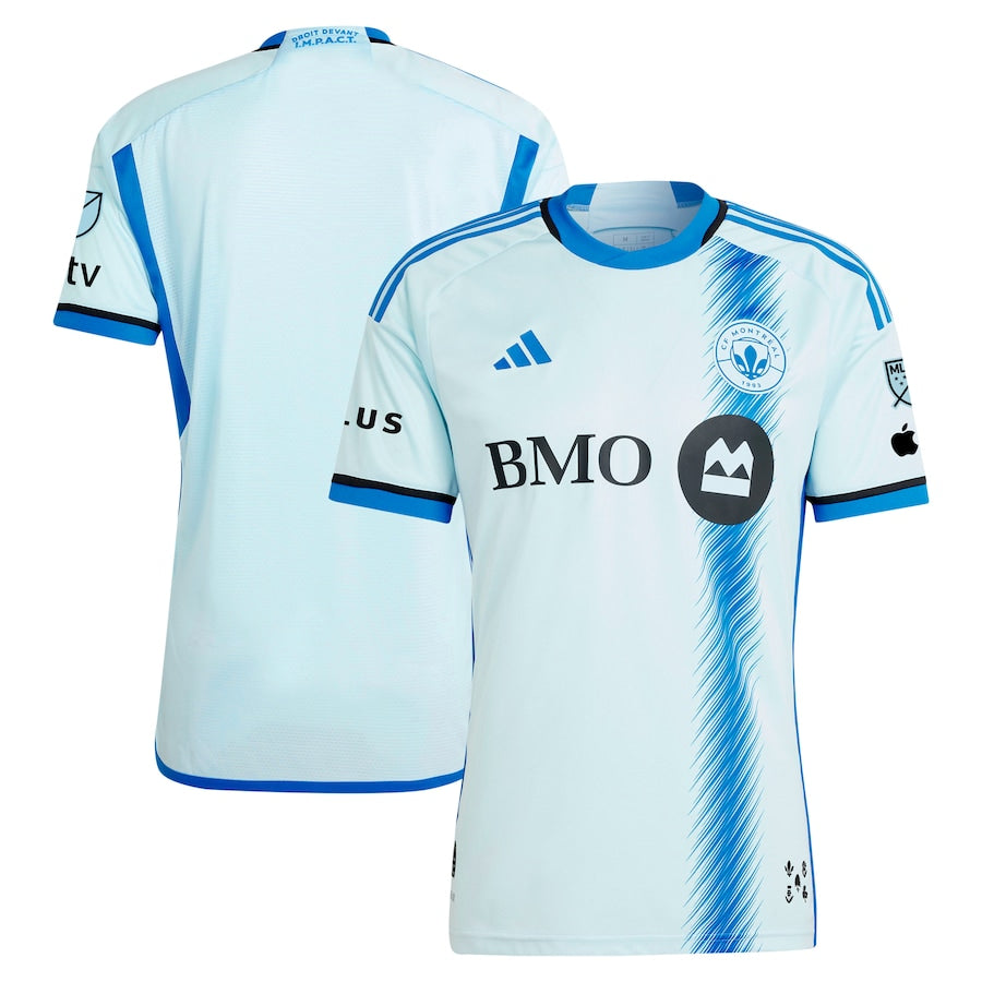 Men's CF Montreal adidas 2024 La Main Authentic Jersey – Light Blue