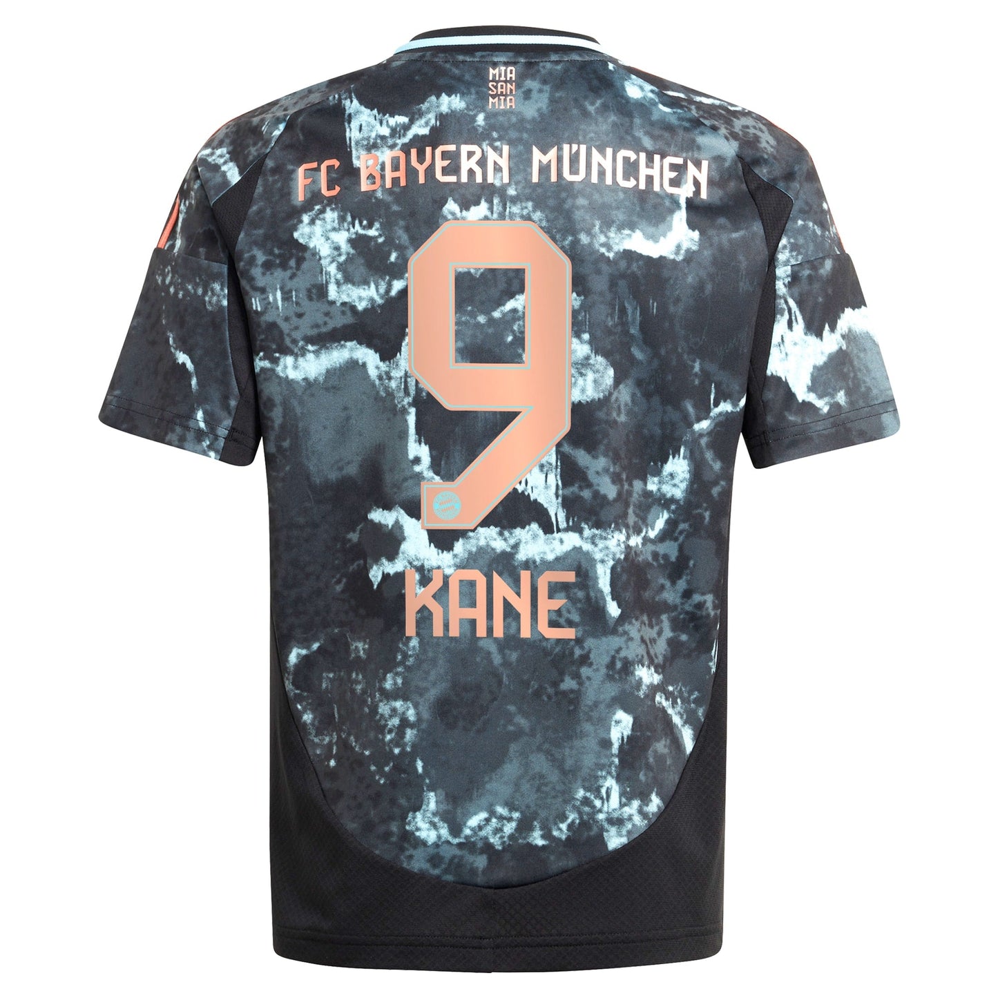 Harry Kane Bayern Munich adidas Youth 2024/25 Away Player Jersey - Black