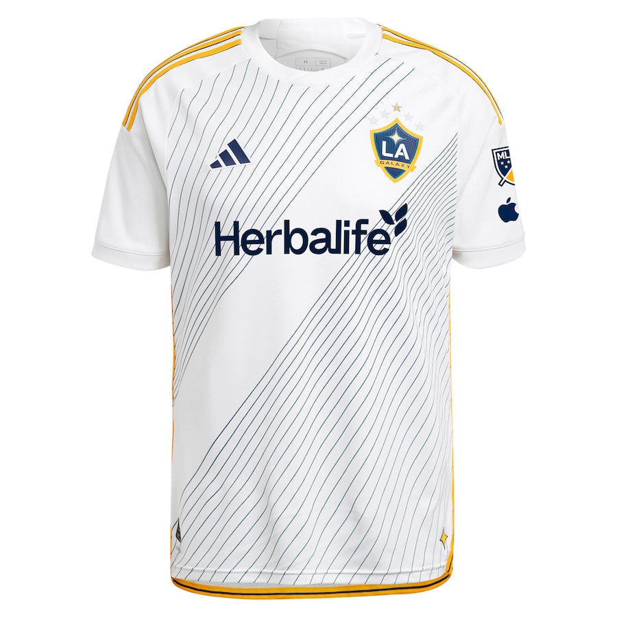 Men's LA Galaxy adidas 2024 Angeleno Kit Authentic Custom Jersey - White