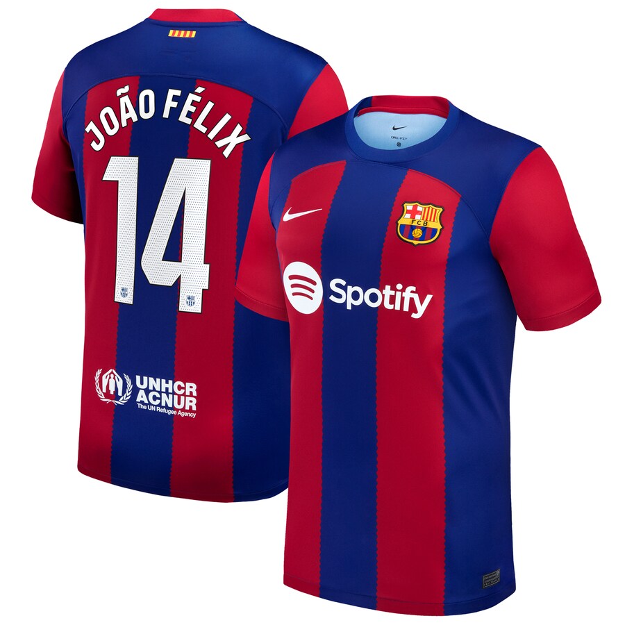 João Félix Barcelona Nike 2023/24 Home Stadium Player Jersey - Royal