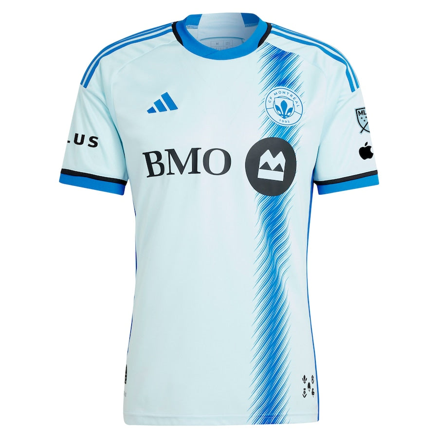 Men's CF Montreal adidas 2024 La Main Authentic Jersey – Light Blue