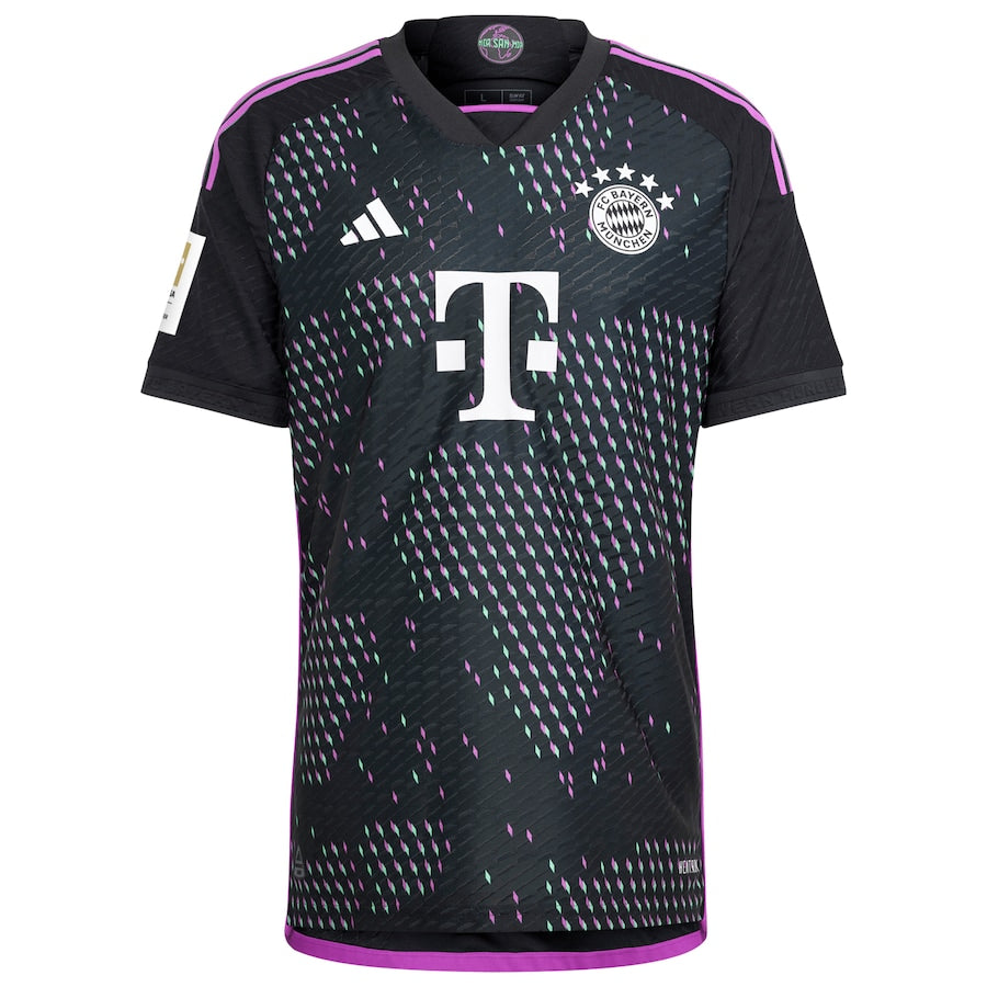 Alphonso Davies Bayern Munich adidas 2023/24 Away Player Jersey - Black