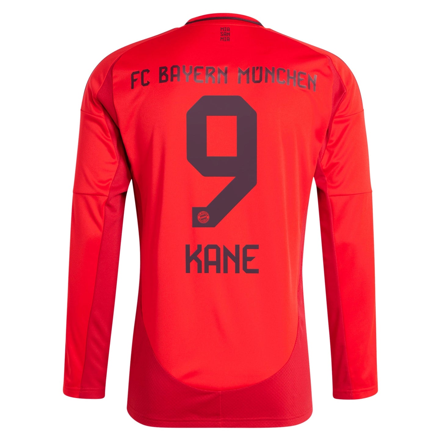 Harry Kane Bayern Munich adidas 2024/25 Home Custom Long Sleeve Player Jersey - Red