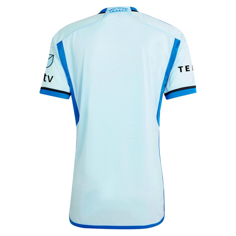 Men's CF Montreal adidas 2024 La Main Authentic Jersey – Light Blue