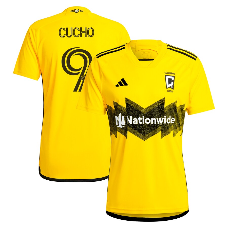 Cucho Hernández Columbus Crew adidas 2024 The Home Kit Player Jersey - Yellow