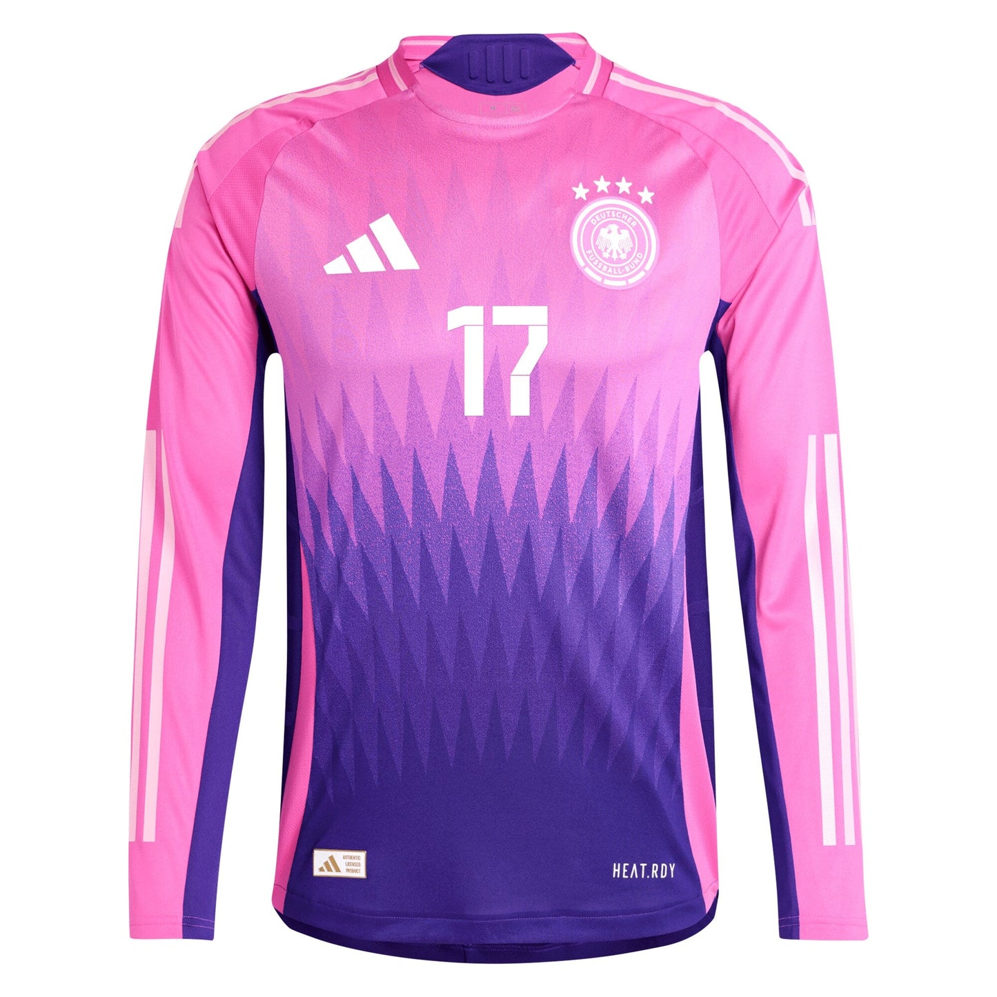 DFB adidas Away Shirt 2024 - Long Sleeve with Wirtz 17 printing