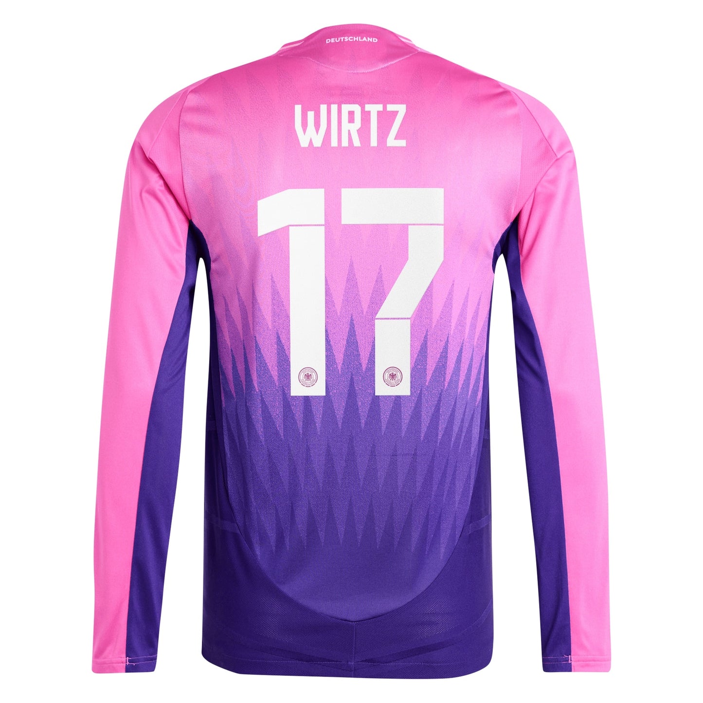 DFB adidas Away Shirt 2024 - Long Sleeve with Wirtz 17 printing