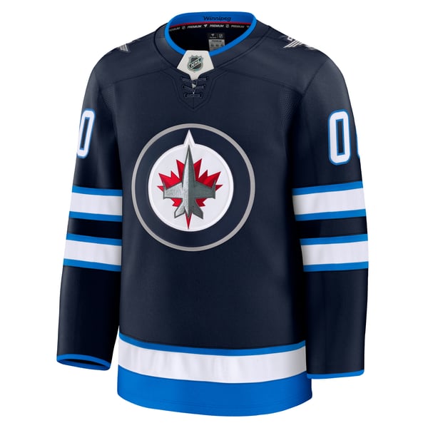 Town Jersey Winnipeg Jets Fanatics Home Premium Custom Jersey