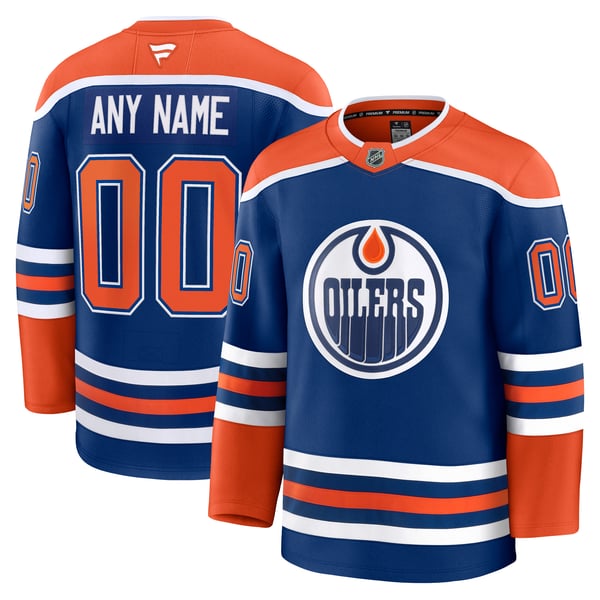 Town Jersey Edmonton Oilers Fanatics Home Premium Jersey Royal