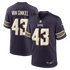 Andrew Van Ginkel Minnesota Vikings Nike 2026 Rivalries Collection Game Jersey - Purple