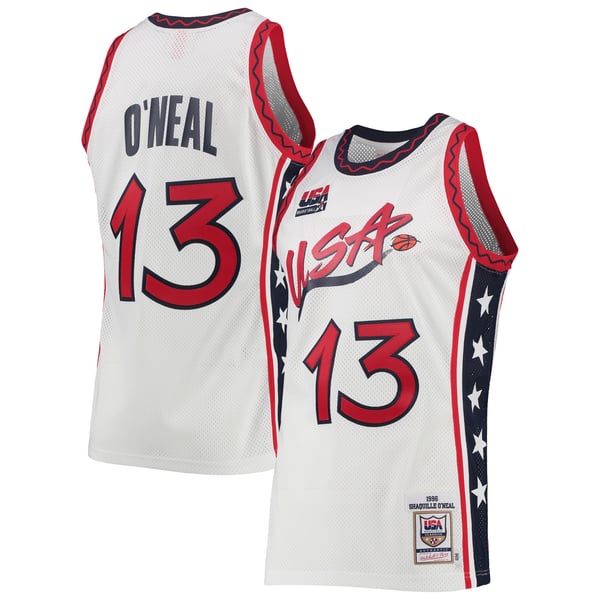 Town Jersey Shaquille O'Neal USA Basketball Mitchell & Ness Jersey