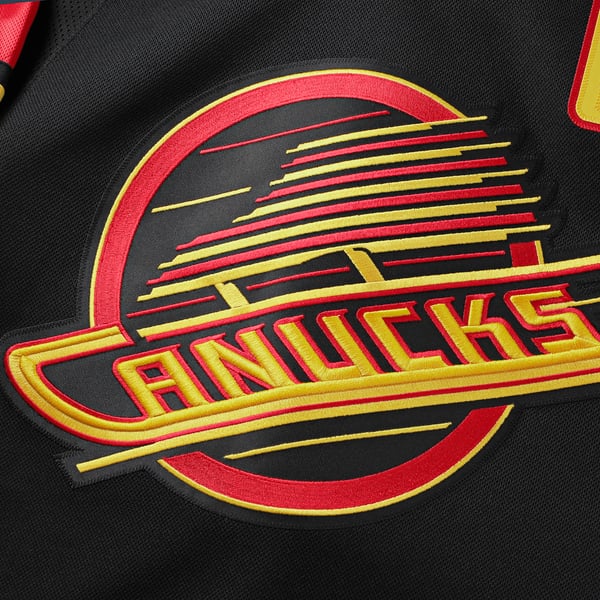 Town Jersey Fanatics Vancouver Canucks Alternate Premium Custom Jersey Black
