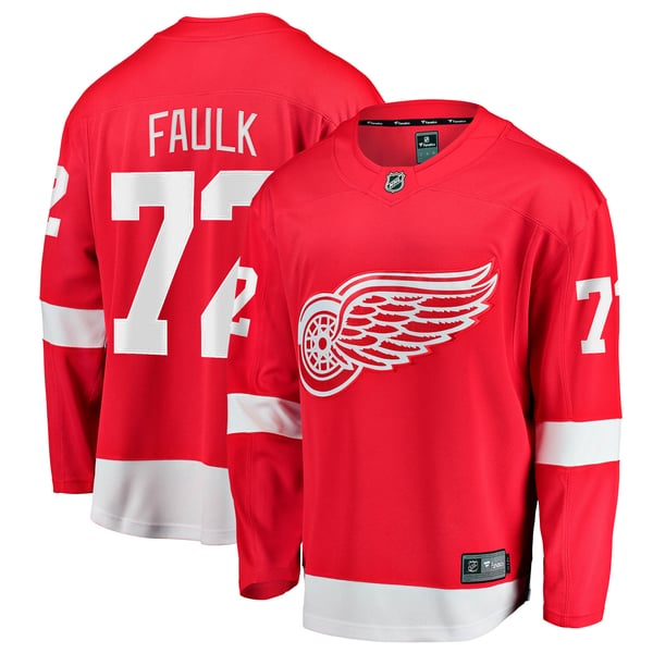 Town Jersey Justin Faulk Detroit Red Wings Fanatics Jersey