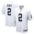 Custom Ashton Jeanty Las Vegas Raiders Game Jersey White