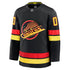 Town Jersey Fanatics Vancouver Canucks Alternate Premium Custom Jersey Black