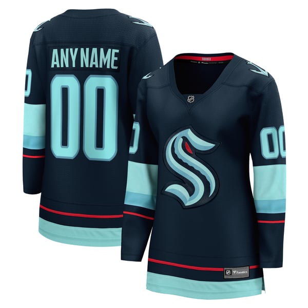 Town Jersey Fanatics Women's Seattle Kraken Home Breakaway Custom Jersey