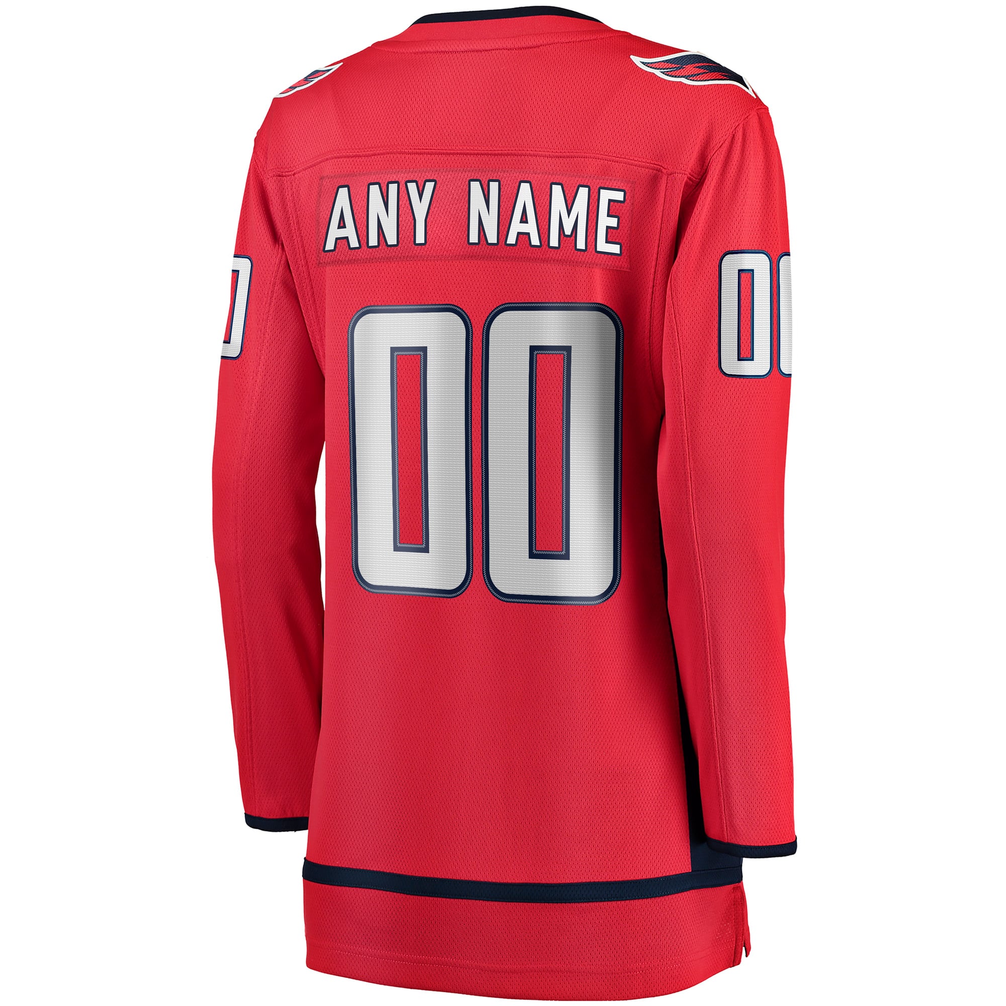 Town Jersey Fanatics Women's Washington Capitals Home Breakaway Custom Jersey Red