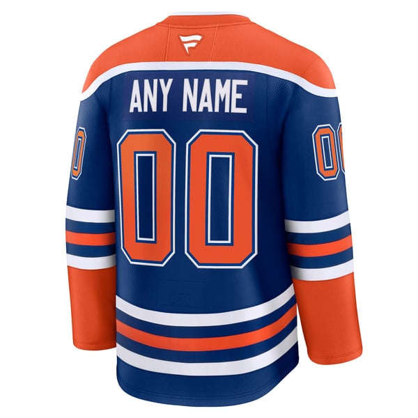 Town Jersey Edmonton Oilers Fanatics Home Premium Jersey Royal