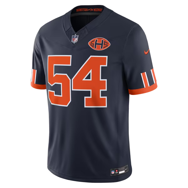 Brian Urlacher Chicago Bears Nike 2026 Rivalries Collection Game Jersey - Navy