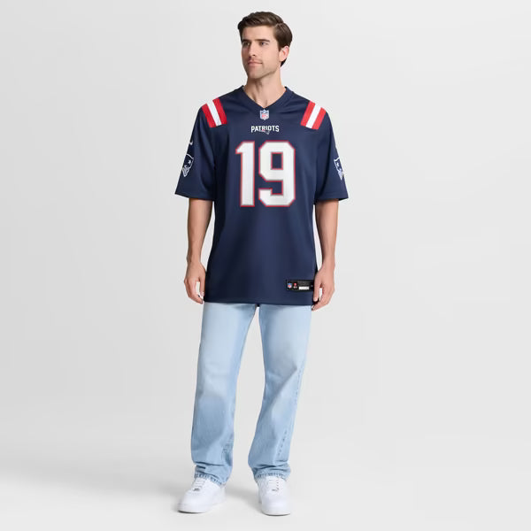 Kobee Minor New England Patriots Nike Team Game Jersey - Navy