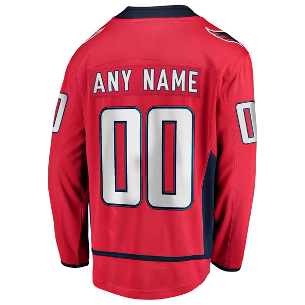 Town Jersey Fanatics Men's Washington Capitals Home Breakaway Custom Jersey