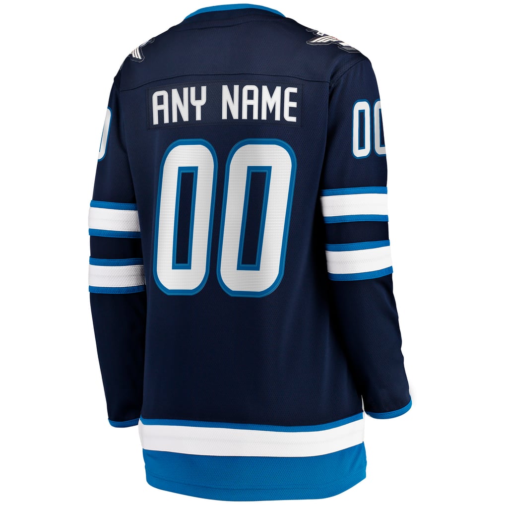 Town Jersey Fanatics Women's Winnipeg Jets Home Breakaway Custom Jersey