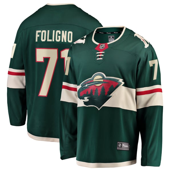 Town Jersey Nick Foligno Minnesota Wild Fanatics Home Jersey
