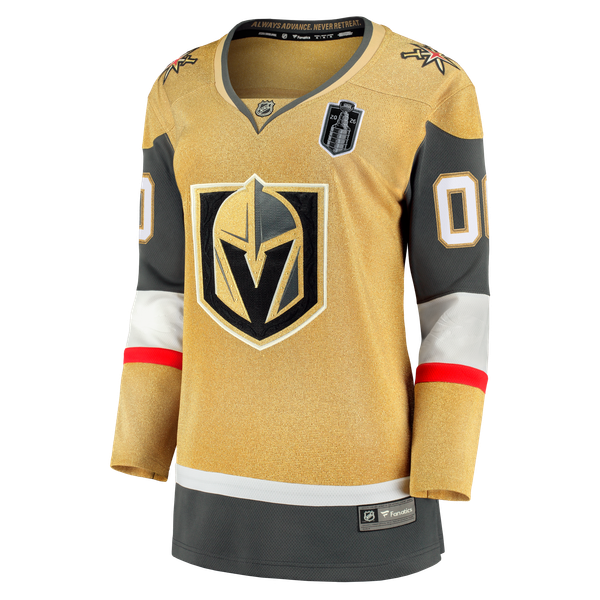 Town Jersey Fanatics Women's Vegas Golden Knights 2026 Stanley Cup Final Breakaway Custom Jersey - Gold