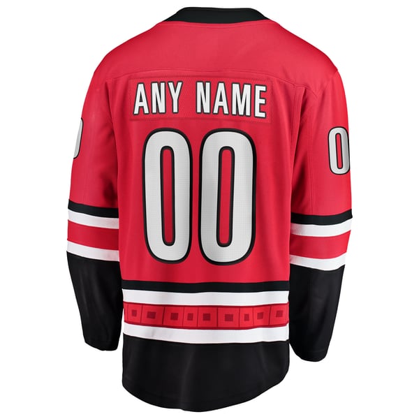 Town Jersey Carolina Hurricanes Fanatics Alternate Breakaway Custom Jersey
