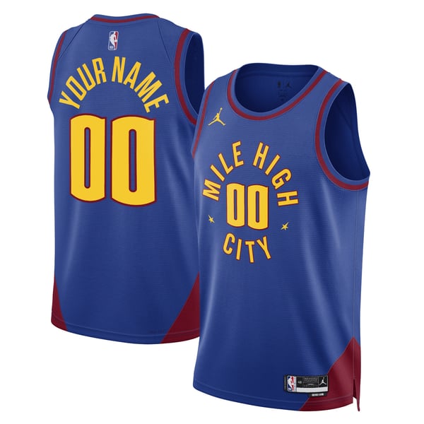 Town Jersey Denver Nuggets Jordan Unisex Custom Jersey