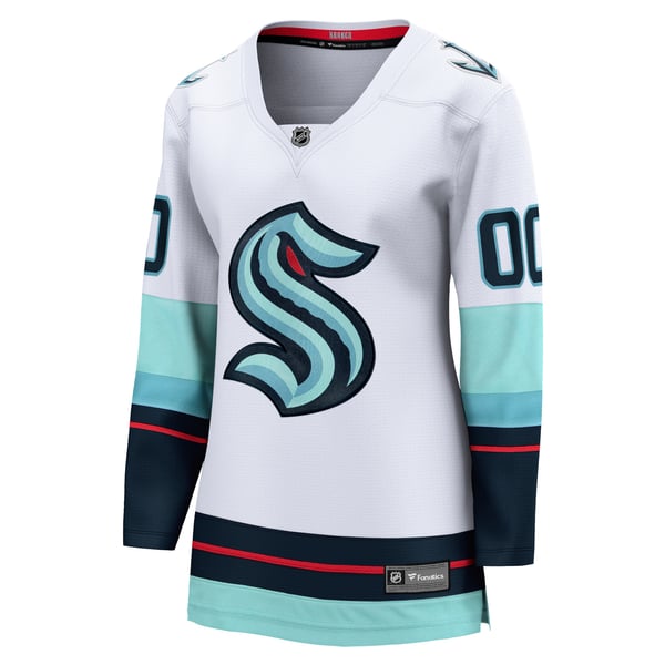 Town Jersey Fanatics Women's Seattle Kraken Away Breakaway Jersey - White