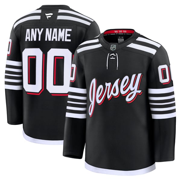 Town Jersey New Jersey Devils Fanatics Alternate Premium Jersey - Black