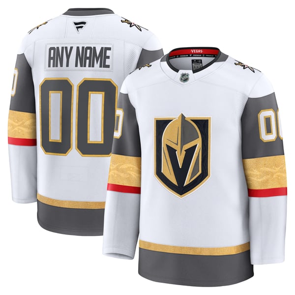 Town Jersey Vegas Golden Knights Fanatics Away Premium Custom Jersey