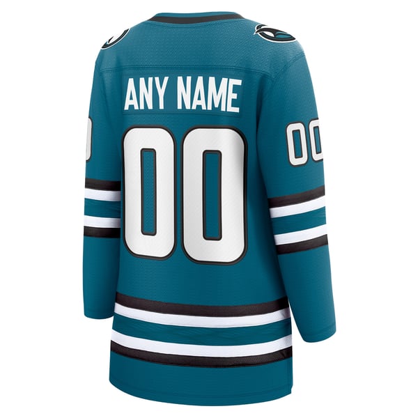 Town Jersey Fanatics Women's San Jose Sharks Teal Home Jersey