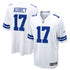 Custom Brandon Aubrey Dallas Cowboys Game Jersey White