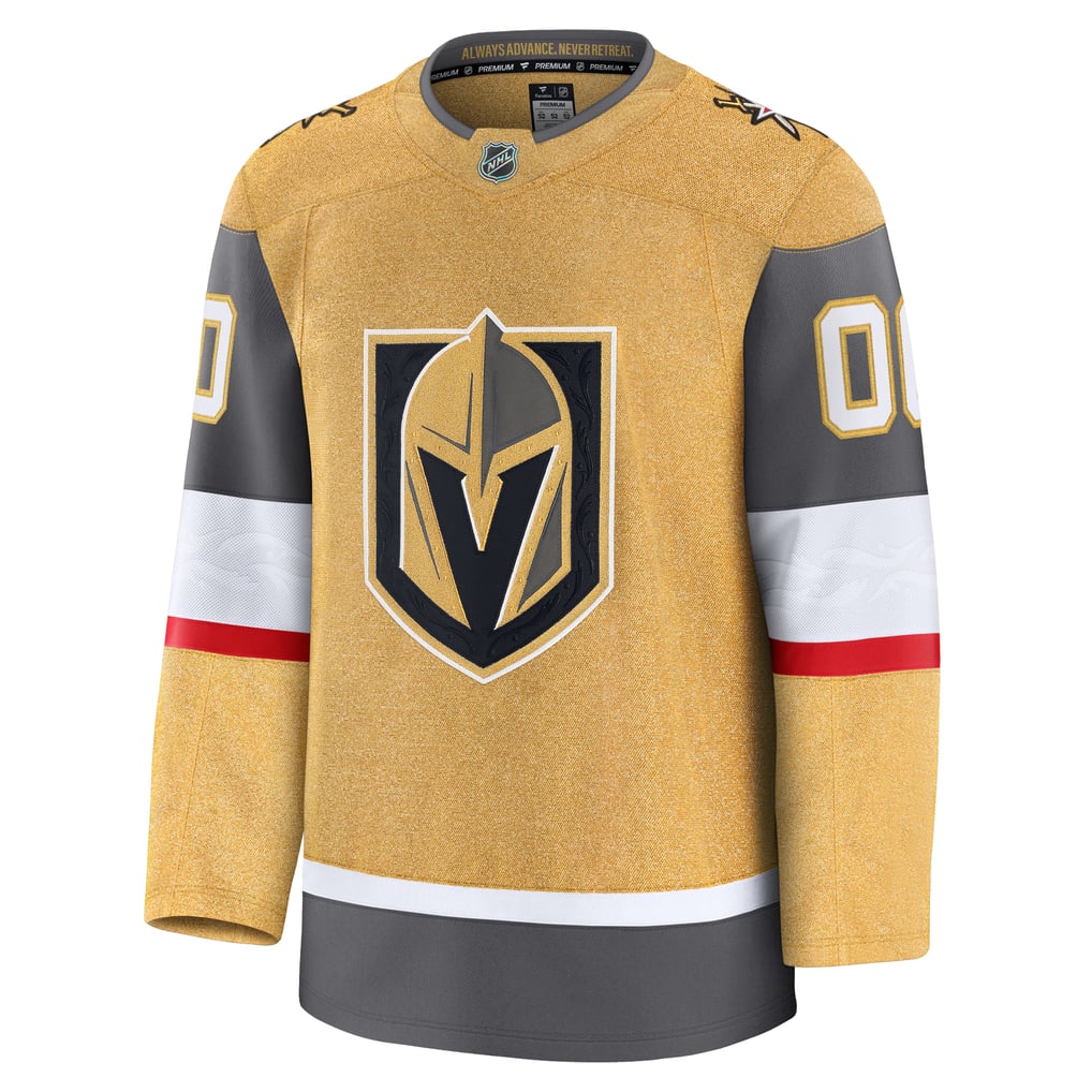 Town Jersey Vegas Golden Knights Fanatics Home Premium Jersey - Gold