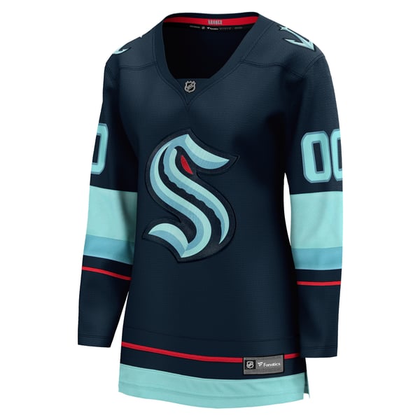 Town Jersey Fanatics Women's Seattle Kraken Home Breakaway Custom Jersey
