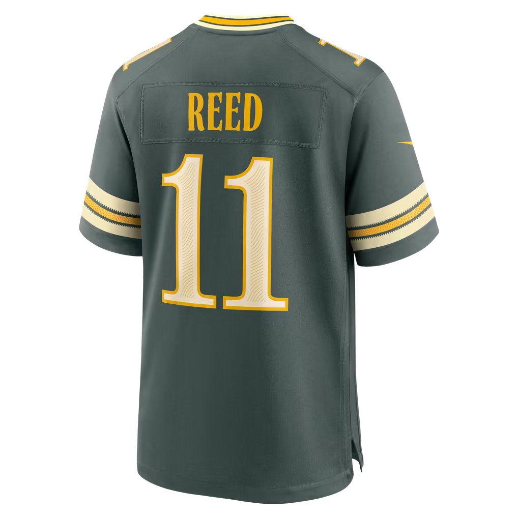 Jayden Reed Green Bay Packers Nike 2026 Rivalries Collection Game Jersey - Green