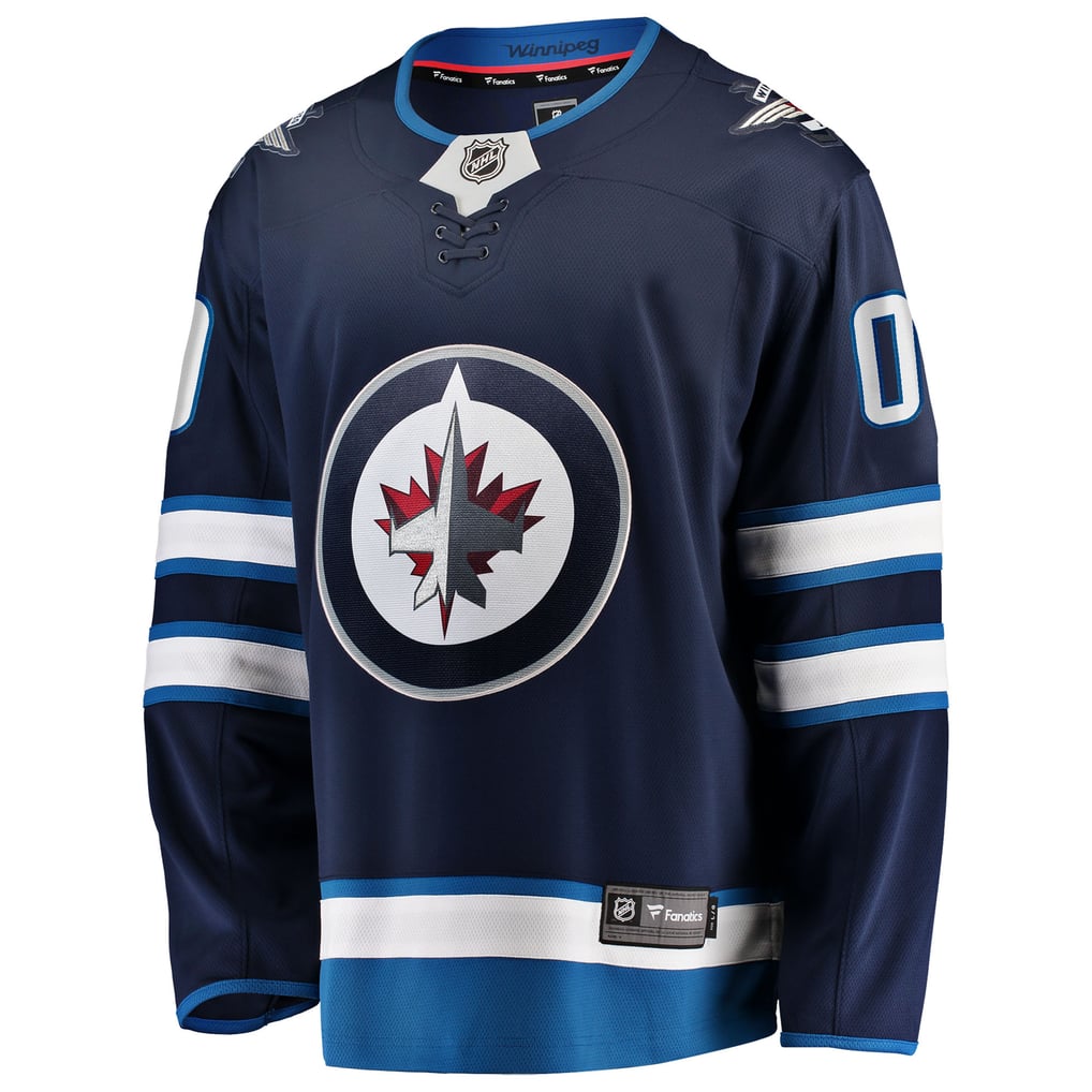 Town Jersey Winnipeg Jets Fanatics Home Breakaway Custom Jersey