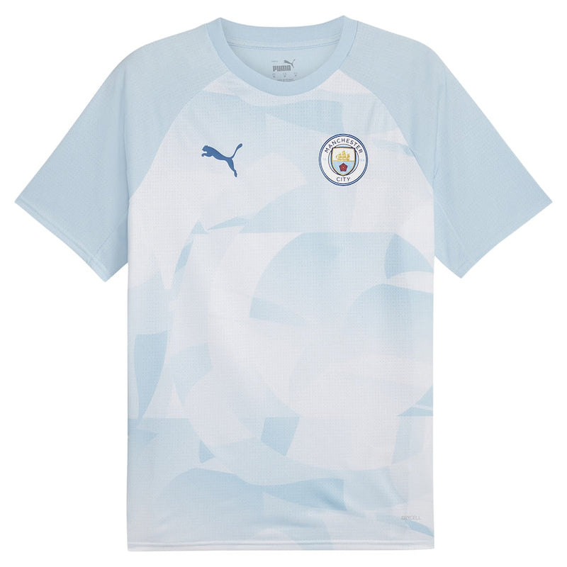 Manchester City Puma 2023/24 Pre-Match Jersey - Silver