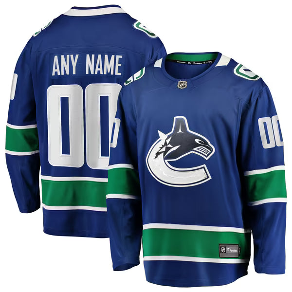 Town Jersey Vancouver Canucks Fanatics Breakaway Home Jersey - Blue