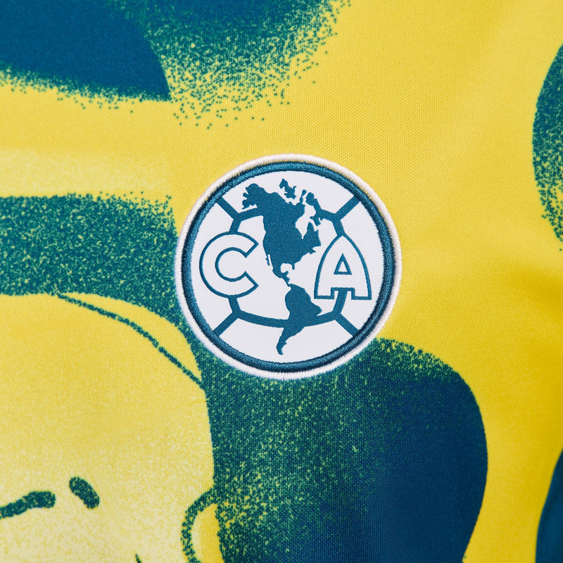 Club America Nike 2024/25 Academy Pro Pre-Match Top - Yellow