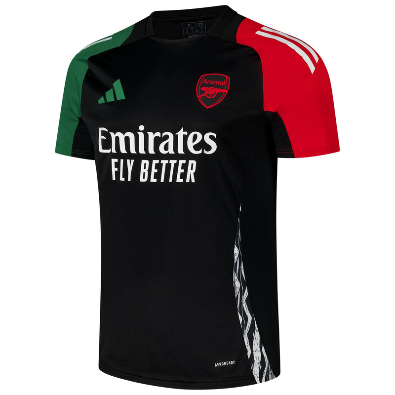 Arsenal adidas 2024/25 AEROREADY Training Jersey - Black