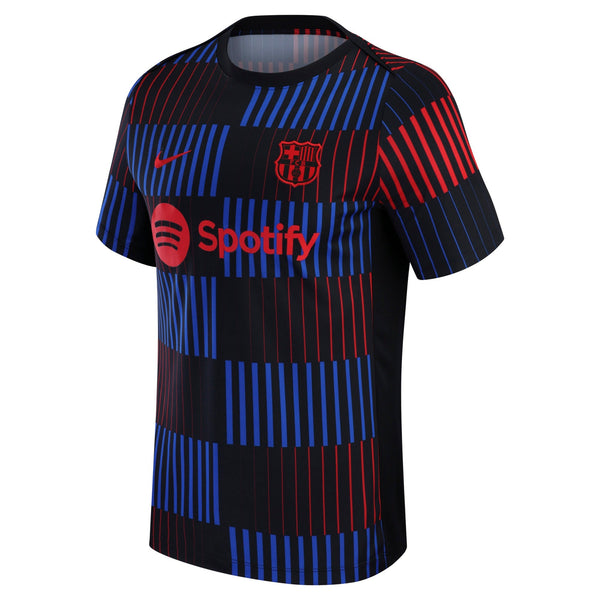 Barcelona Nike 2024/25 Away Academy Pro Pre-Match Slim Fit Top - Black