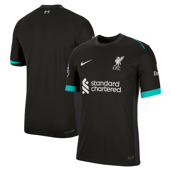 Liverpool Nike 2024/25 Away Blank Patch Jersey - Forest Green