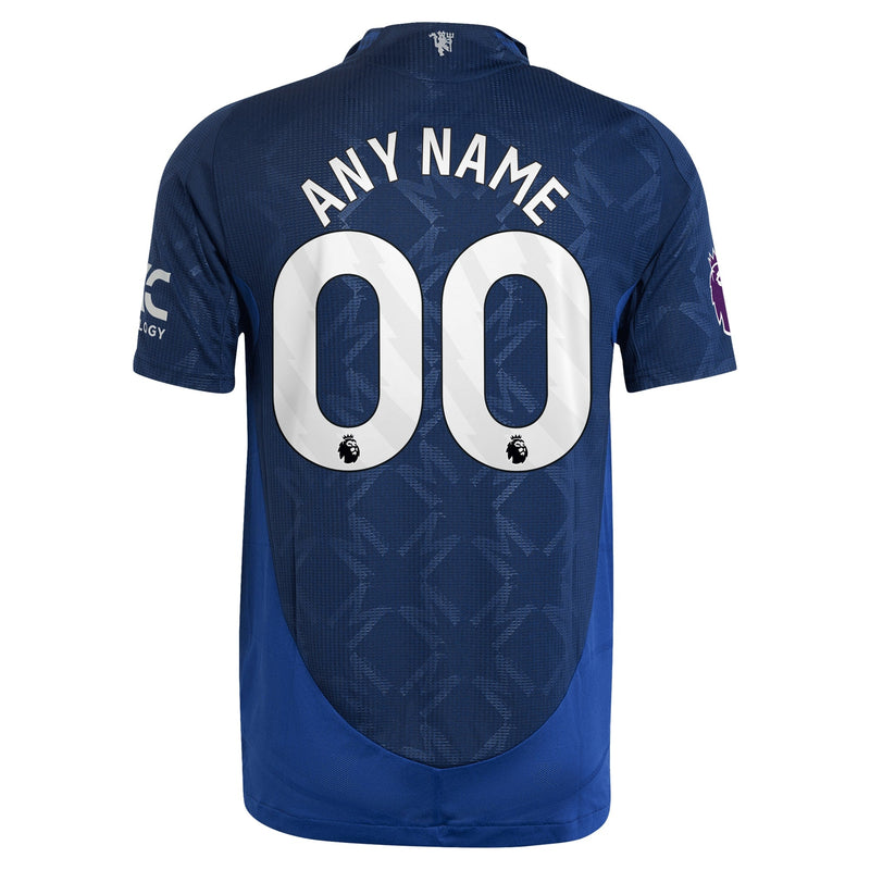 Manchester United adidas 2024/25 Away Custom Jersey - Navy