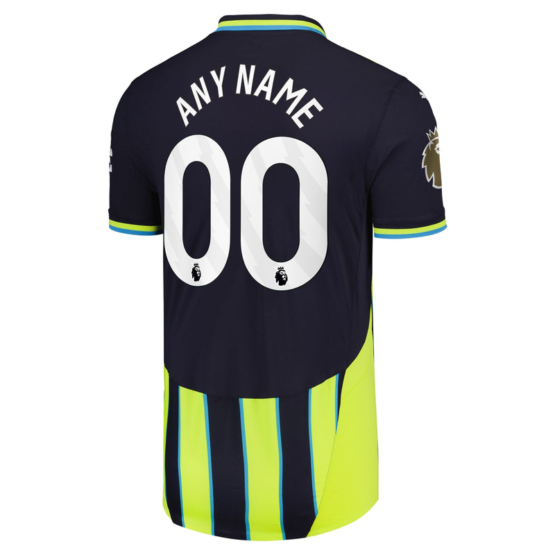 Manchester City Puma 2024/25 Away Custom Jersey - Navy