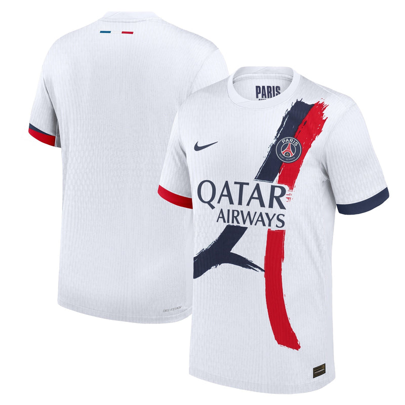 Paris Saint-Germain Nike 2024/25 Away Customized Jersey - White