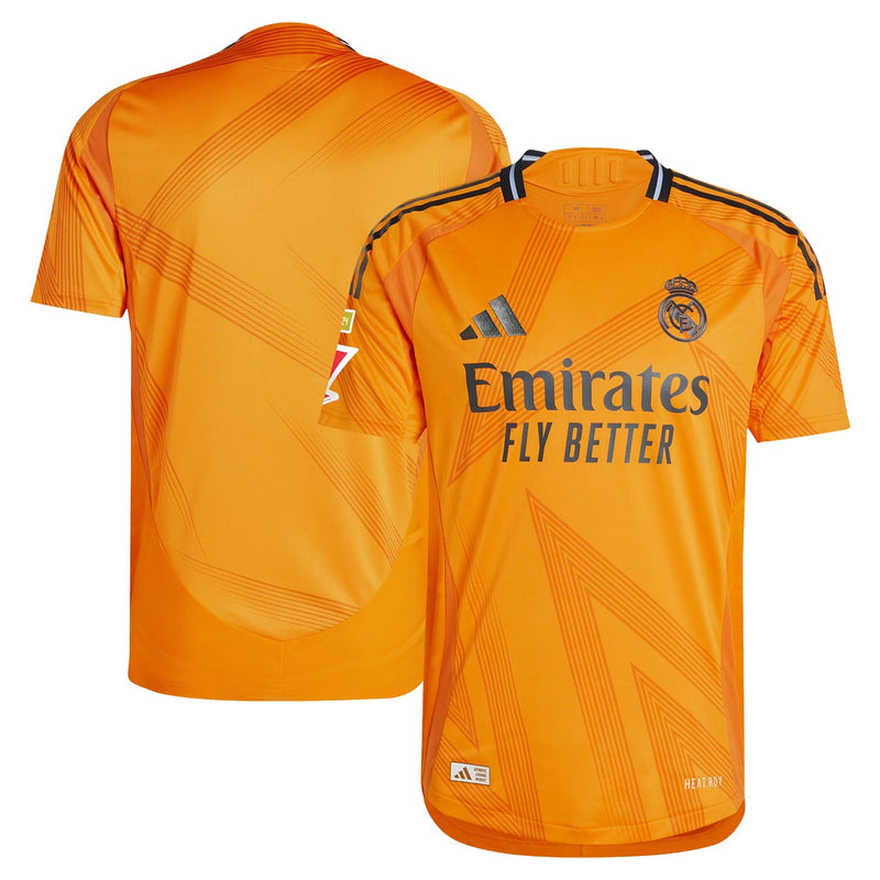 Real Madrid adidas 2024/25 Away Jersey - Orange