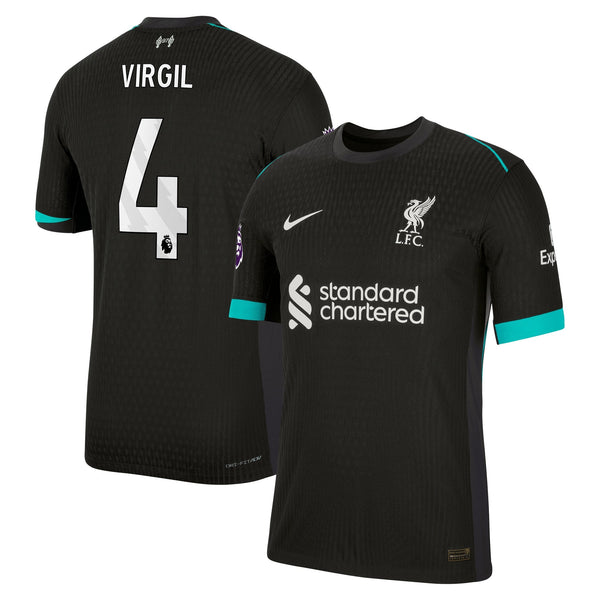 Virgil van Dijk Liverpool Nike 2024/25 Away Jersey - Forest Green